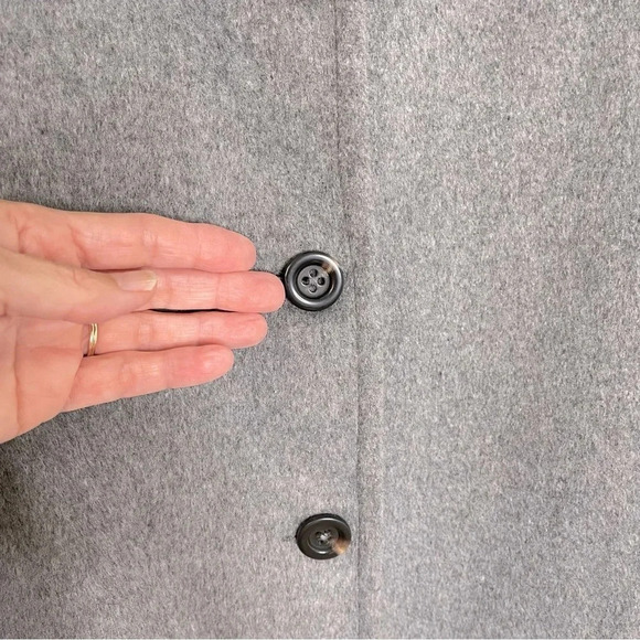 Women's Wool Blend Cape Coat Extravagant collar luxury - Picture 6 of 9